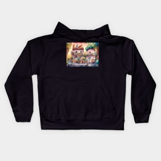 House with Kittens Kids Hoodie